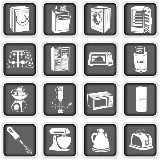 kitchen appliances. - Вектор,изображение