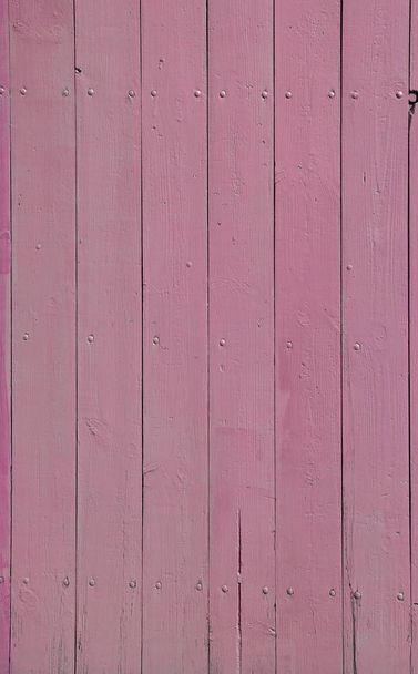Gros plan texture de fond de planches de bois peint vintage rose, panneau mural de style rustique
 - Photo, image
