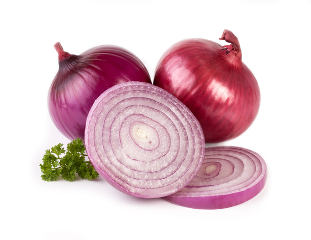 red onion isolated on white background - Photo, Image