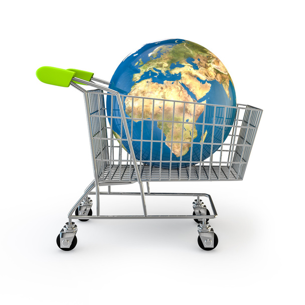 Global shopping - Foto, afbeelding