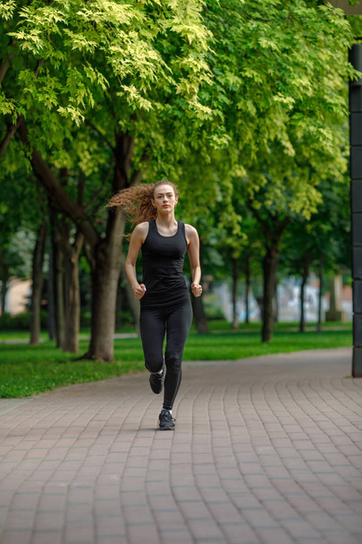 young attractive woman running - Photo, image