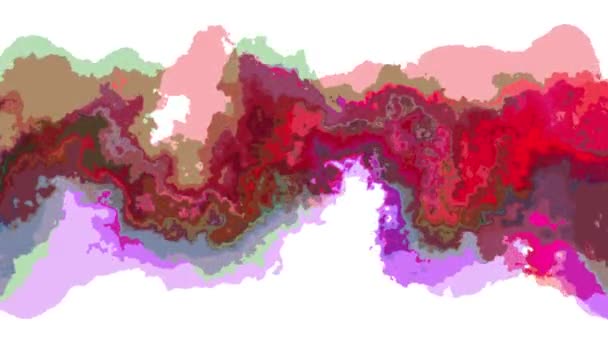 digitale turbulent bewegende abstracte kleur schilderen naadloze loop animatie achtergrond nieuwe unieke kwaliteit kunst stijlvolle kleurrijke vrolijke cool leuk beweging dynamische prachtige videobeelden - Video