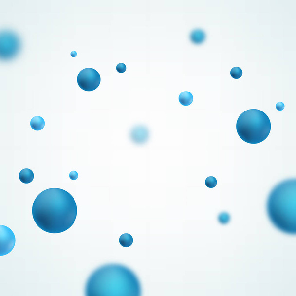 Abstract molecules design - Vektör, Görsel