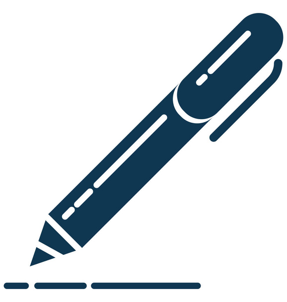 Pen isolated Vector Icon Editable  - Vector, Image