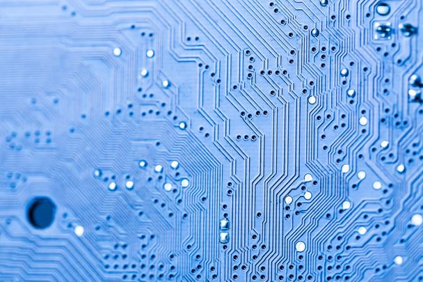 Circuit board background close up  - Foto, afbeelding