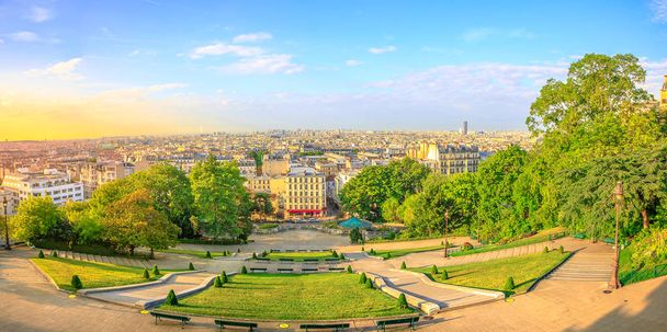 De skyline van Parijs Montmartre - Foto, afbeelding