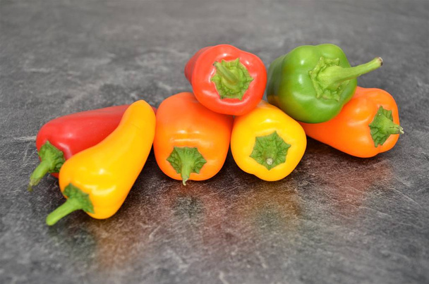 paprika bell peppers close up - Photo, Image