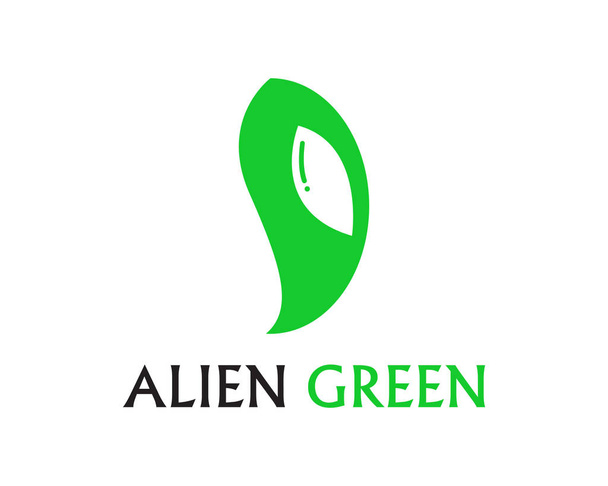 Alien rosto ícone vetor logotipo e símbolos modelo
 - Vetor, Imagem