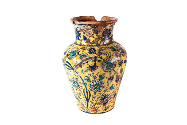 Enamelled Clay Vase - Photo, Image