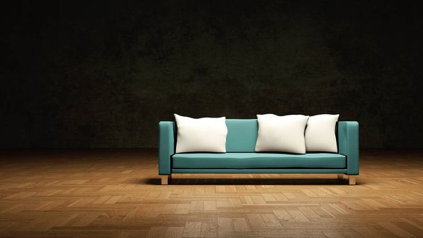 Interior design modern bright room with sofa - Valokuva, kuva