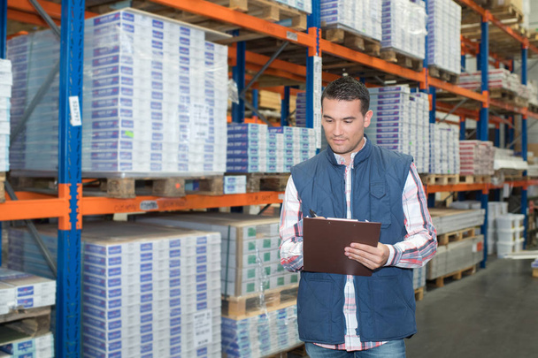 portrait of manager in warehouse - Foto, Imagen