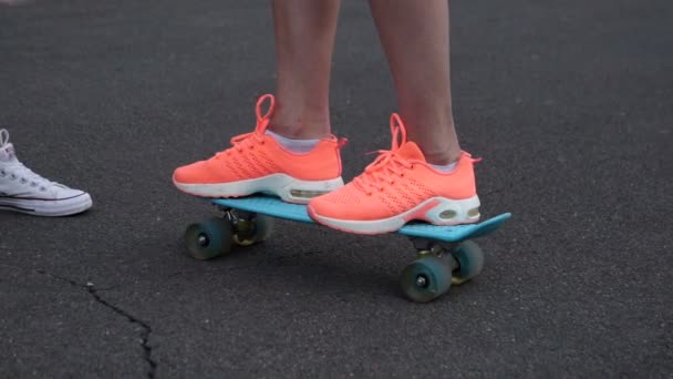 Skateboarding, Freizeit, Extremsport und People-Konzept - Filmmaterial, Video