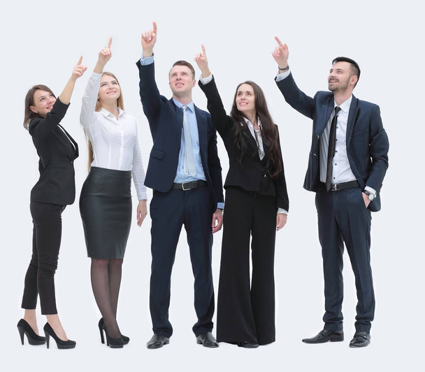 business team pointing hands forward - Фото, зображення