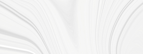波と光の色の線。白とグレーの大理石のテクスチャのパノラマ背景の滑らかなグラデーション. - 写真・画像