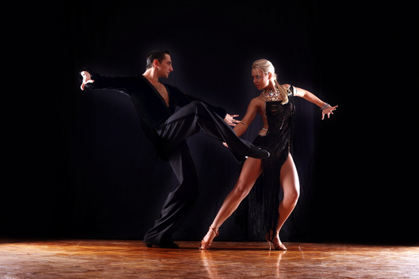Dancers in ballroom - Fotoğraf, Görsel