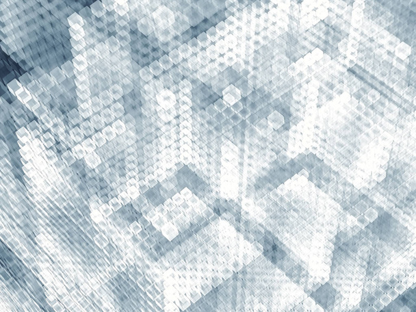 Abstract cubes background - digitally generated image - Photo, Image