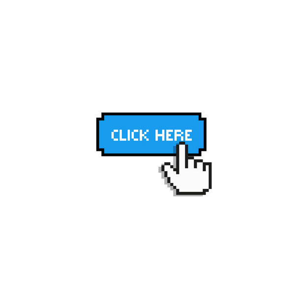 haga clic aquí botón del cursor del dedo
 - Vector, Imagen
