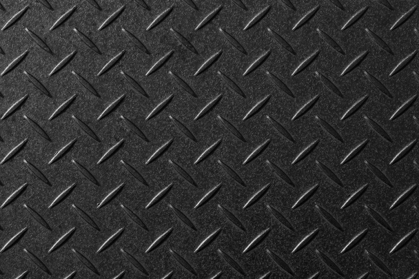 Black diamond plate pattern and seamless background - Photo, Image