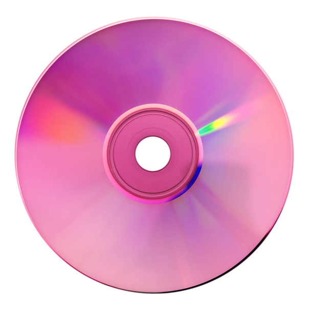 CD lemez elszigetelt fehér - Fotó, kép