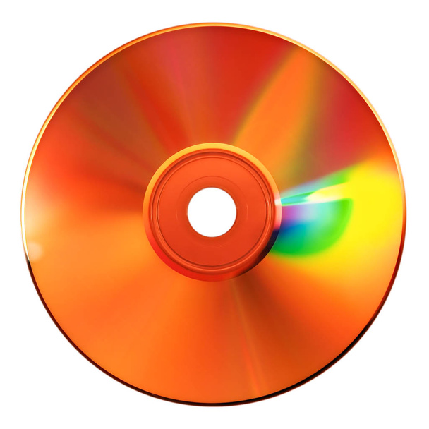 Компакт-диск изолирован на белом
 - Фото, изображение