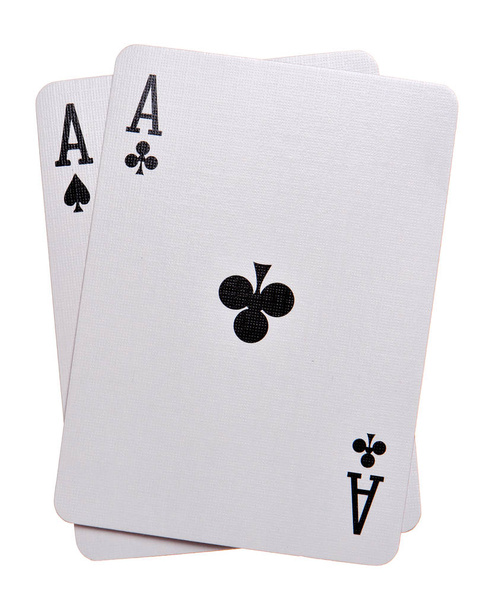 Pocket Aces Isolated on white background - Φωτογραφία, εικόνα