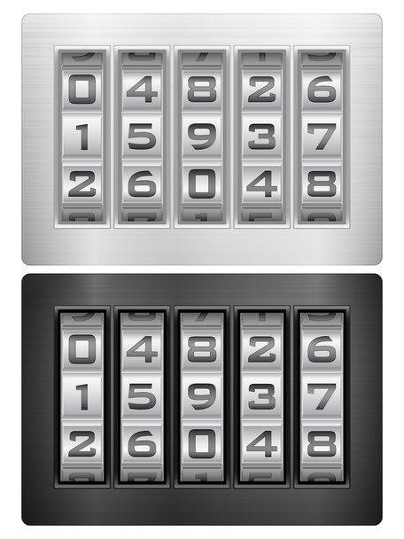 combination lock icon - Vecteur, image