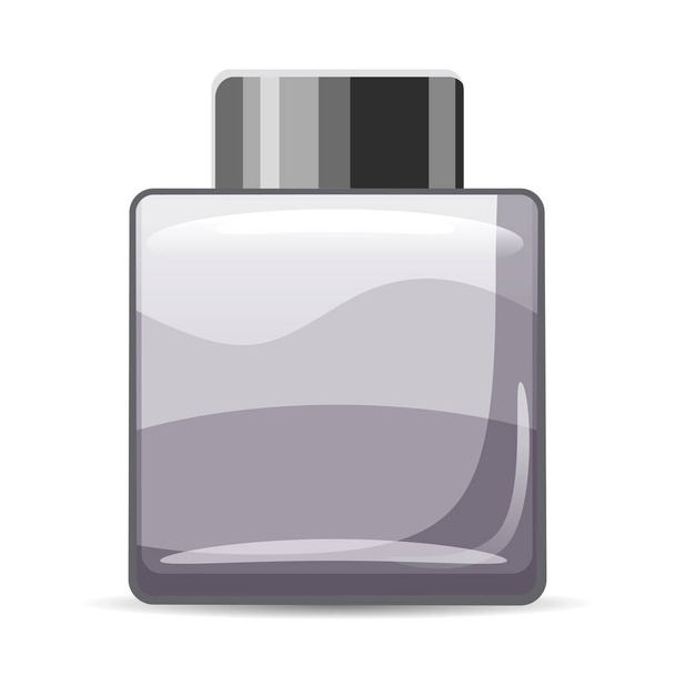 Perfume bottls icon vector illustration. Eau de parfum. Eau de toilette. cologne, toilet water, care of the body, beauty, vector, isolated, cartoon style - Vector, Image