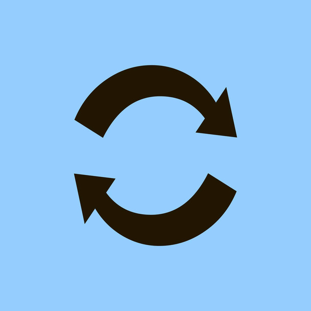 Icono plano de ilustración cíclica simple
 - Vector, Imagen