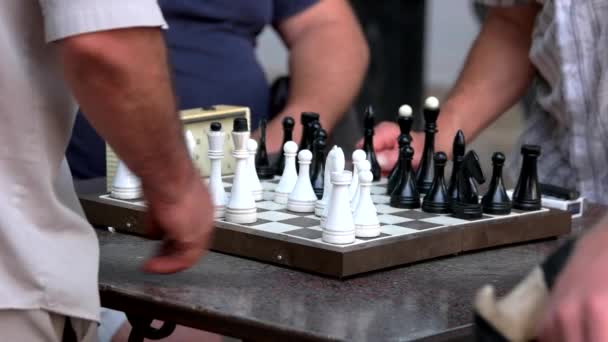 Outdoor chess tournament. - Footage, Video