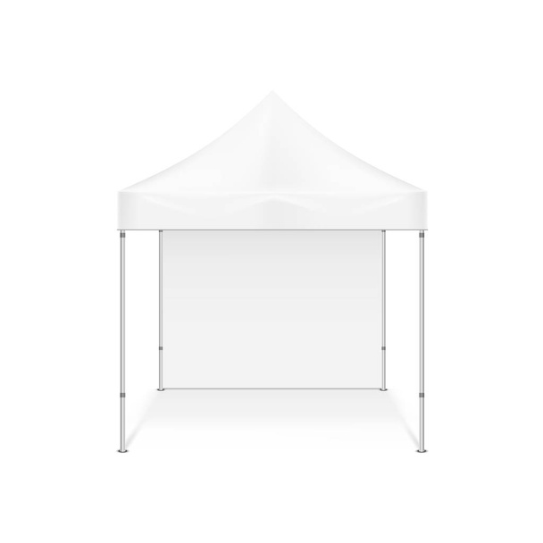 Folding tent. Illustration isolated on white background - Vector, afbeelding