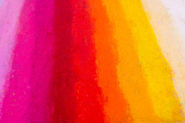 duhové barvy jsou malovány jako pruhy - Fotografie, Obrázek