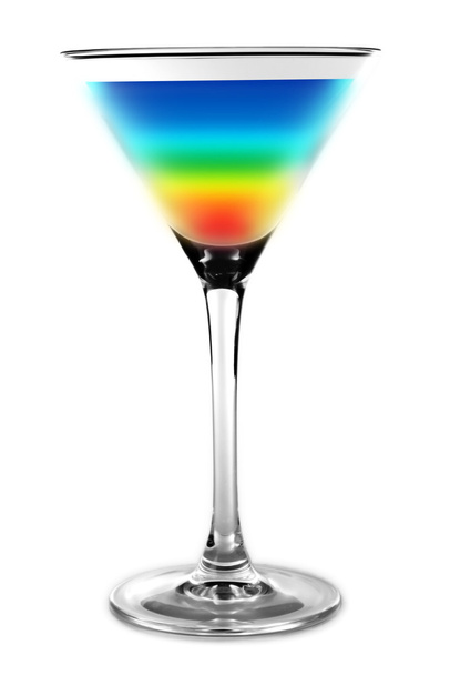 Cocktail - cores do arco-íris
 - Foto, Imagem
