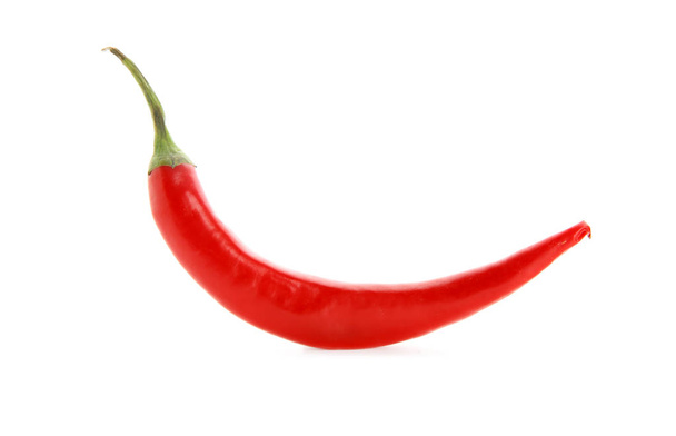 piros chili bors fehér háttér - Fotó, kép