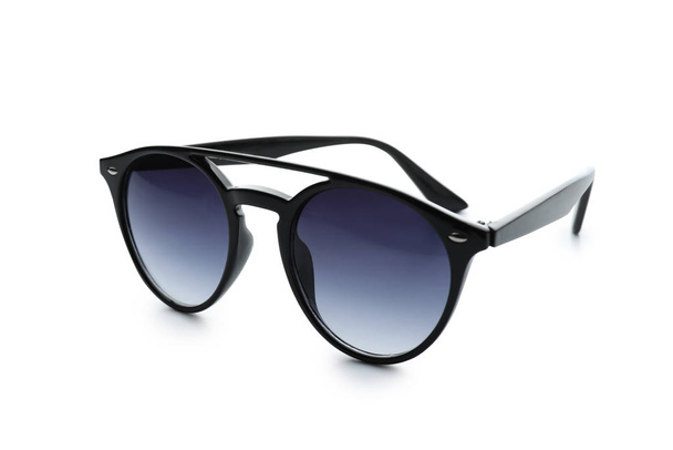 Stylish sunglasses on white background - Zdjęcie, obraz
