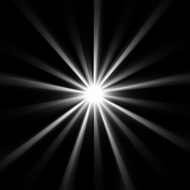 Estrela brilhante no espaço escuro
 - Foto, Imagem