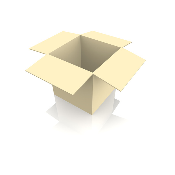 Caja de cartón vacía 3d
 - Foto, Imagen