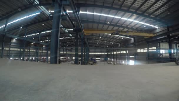 Interior of an empty warehouse, - Footage, Video