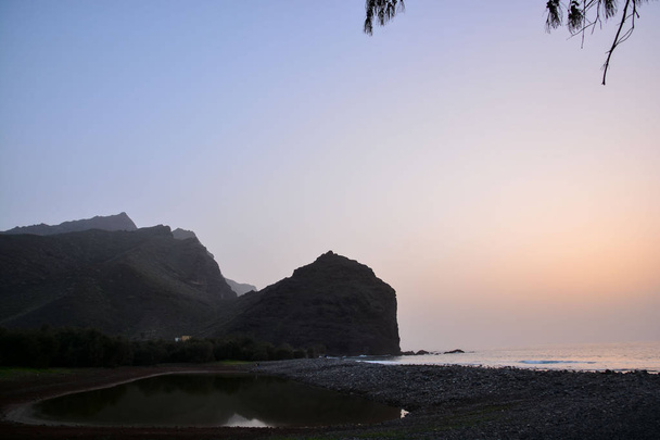 Foto Foto Foto Landschaft Europäische Naturlandschaft in Agaete Gran Canaria Kanarische Inseln - Foto, Bild