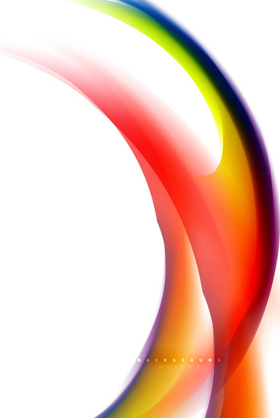 Fluido olografico colori flusso, colorato liquido miscelazione colori movimento concetto
 - Vettoriali, immagini