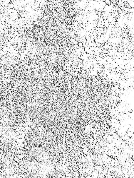 Textura superpuesta angustiada de hormigón agrietado, piedra o asfalto. fondo grunge. ilustración abstracta vector de medio tono - Vector, Imagen