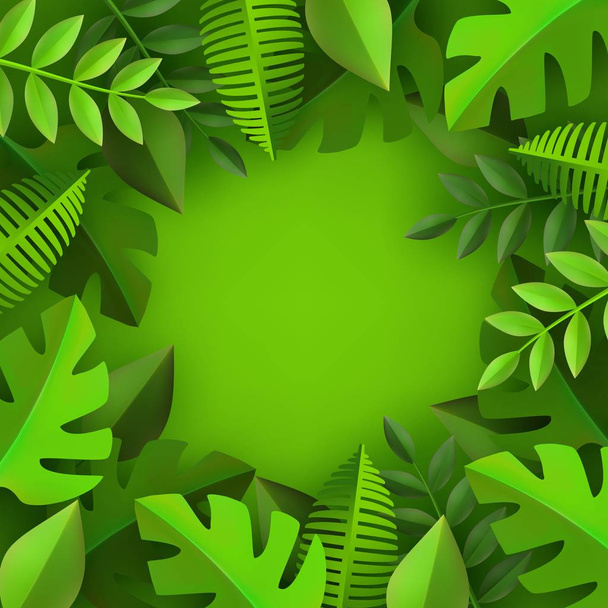 Векторно-зеленые листья
 - Вектор,изображение