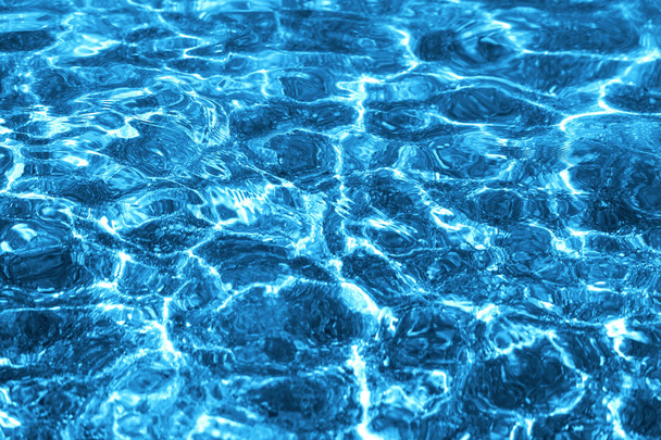 Foto de um fundo macro de ondas azuis do mar
 - Foto, Imagem