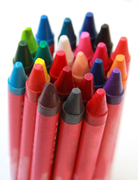 ceruzák, elszigetelt fehér szett - Fotó, kép
