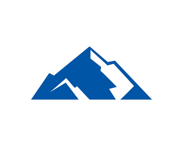 Berglandschaft Outdoor-Gipfel Abenteuer Silhouette Logo-Set - Vektor, Bild