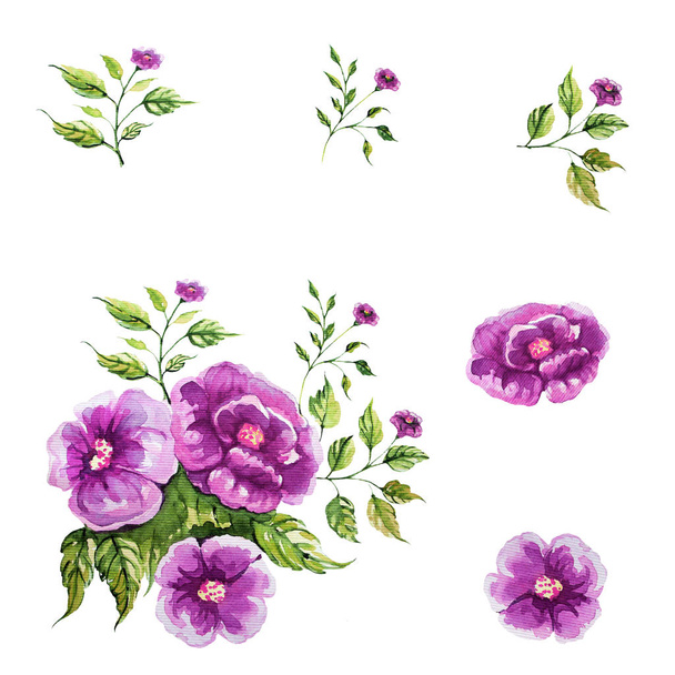 beautiful flowers, roses. Texture, background - Photo, image