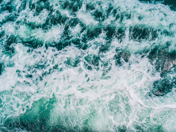 Tenger és az óceán víz hullám textúrák és a felület, háttér - Fotó, kép