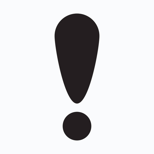 Exclamation mark icon, unique exclamation mark, cute exclamation mark. - Vector, Image