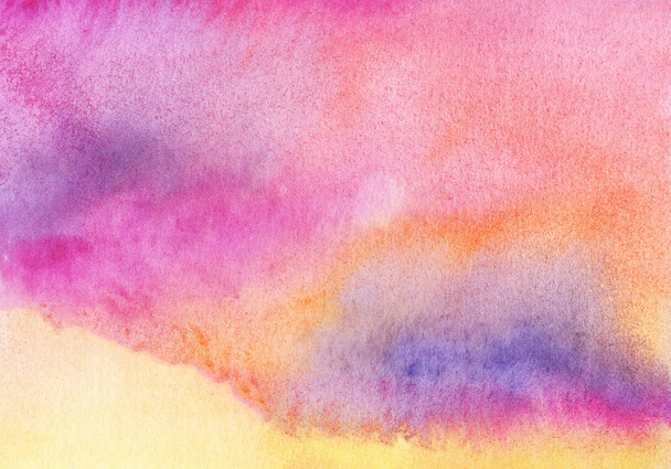 Wet painted watercolor gradient - Foto, Bild