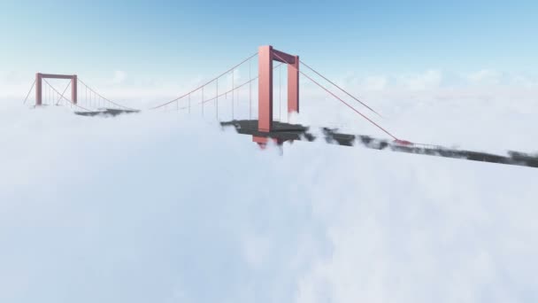 El puente de la bahía amanecer por encima de las nubes
 - Imágenes, Vídeo