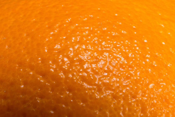 Een close-up shot van Oranje huidtextuur - Foto, afbeelding